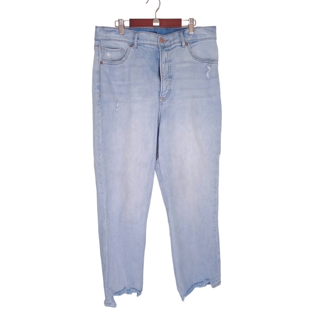 EXPRESS Highrise Plus Size Jeans Light Blue